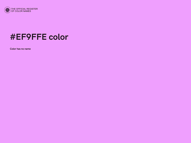 #EF9FFE color image