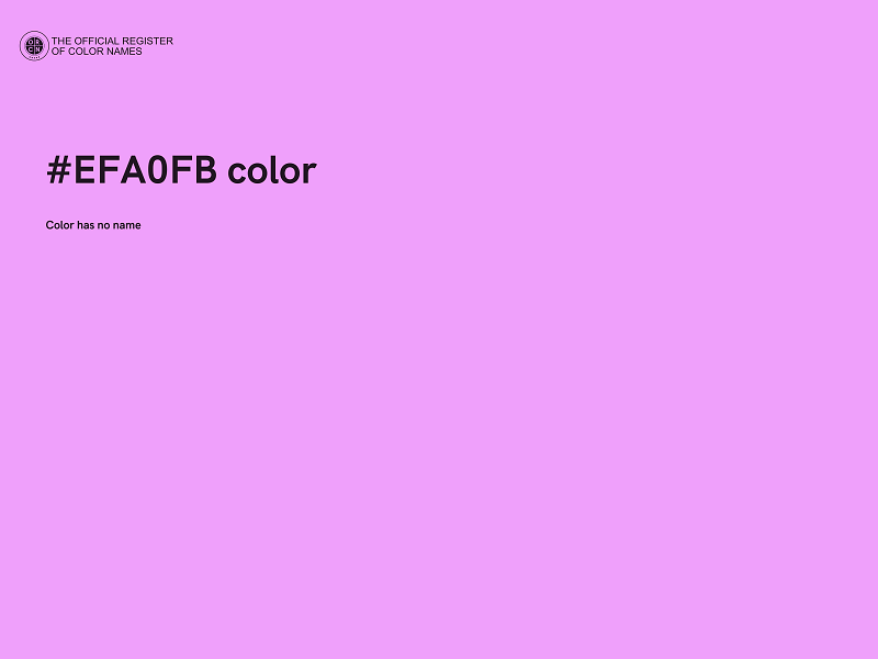 #EFA0FB color image