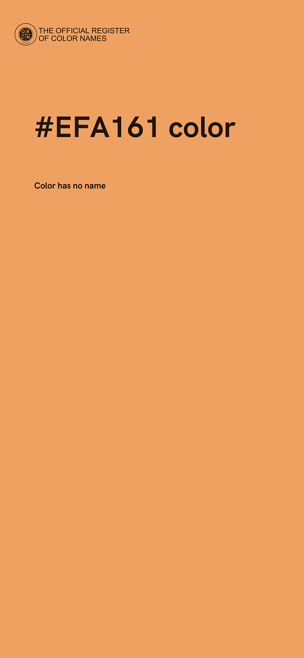 #EFA161 color image