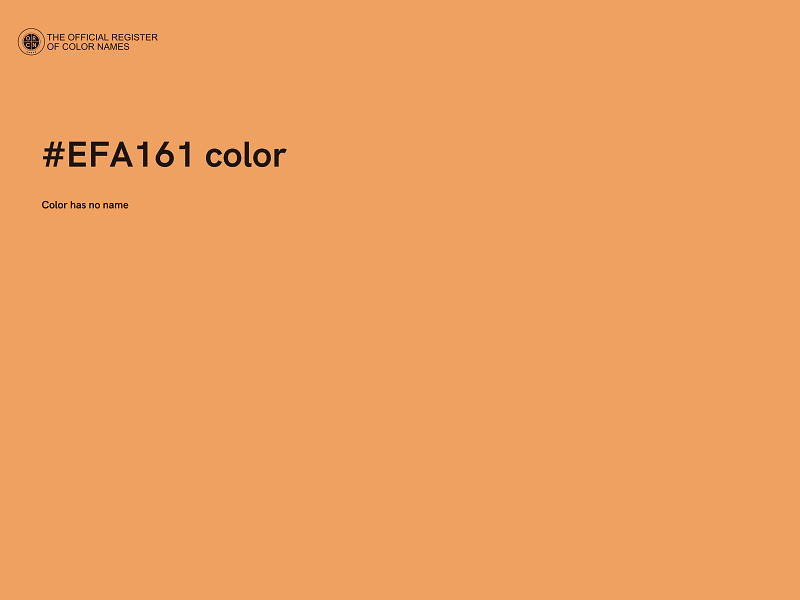 #EFA161 color image