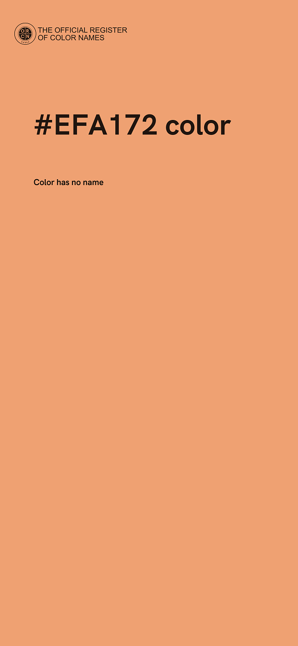 #EFA172 color image