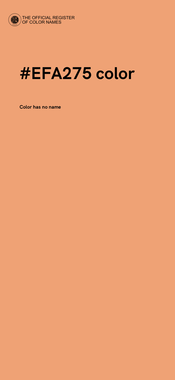 #EFA275 color image
