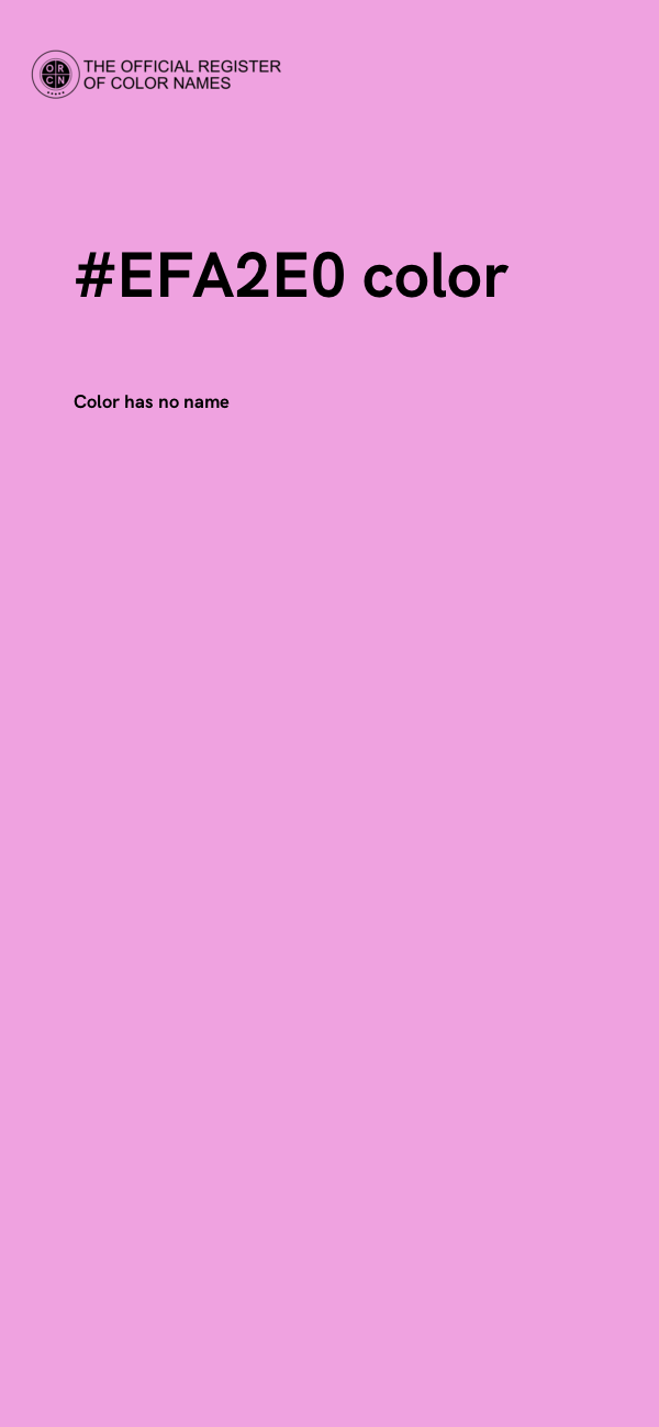 #EFA2E0 color image