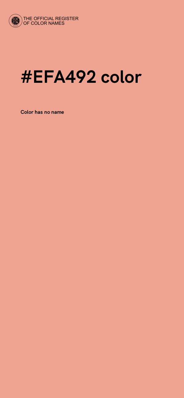 #EFA492 color image