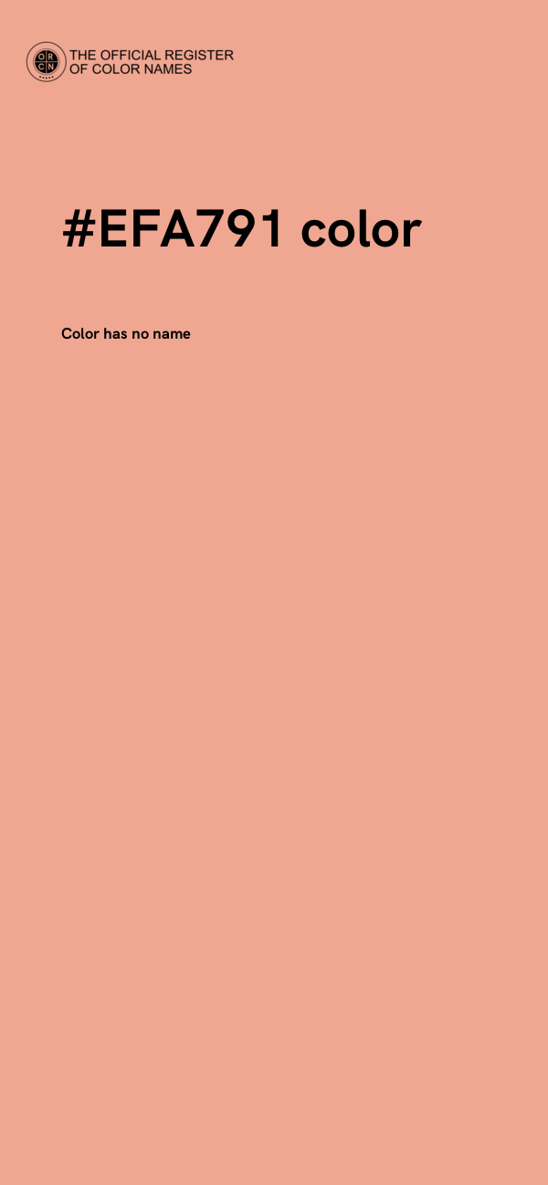 #EFA791 color image