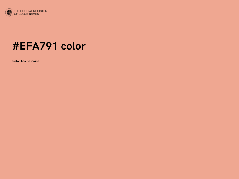#EFA791 color image