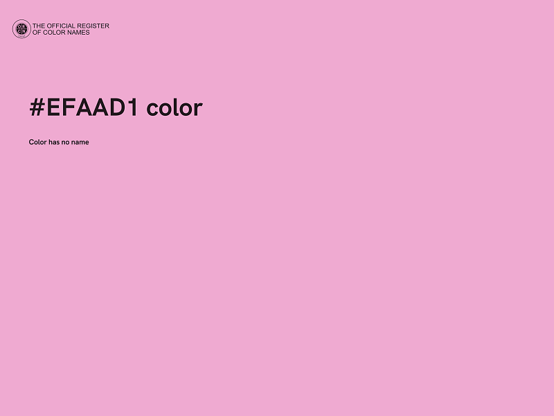 #EFAAD1 color image