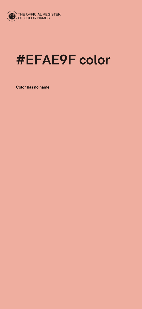 #EFAE9F color image