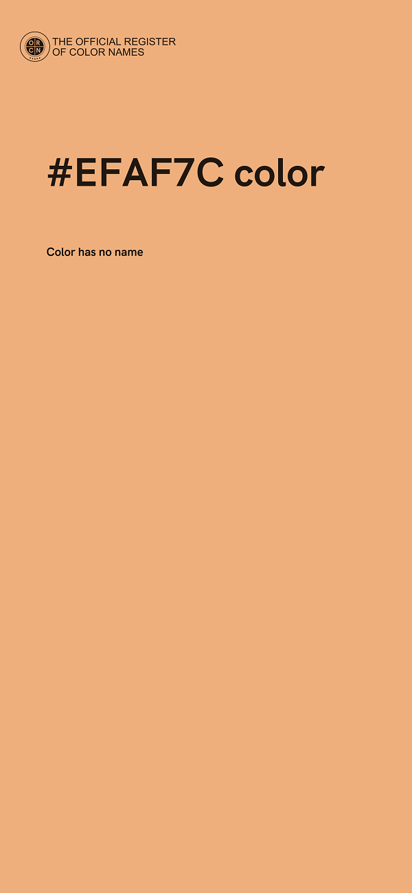#EFAF7C color image