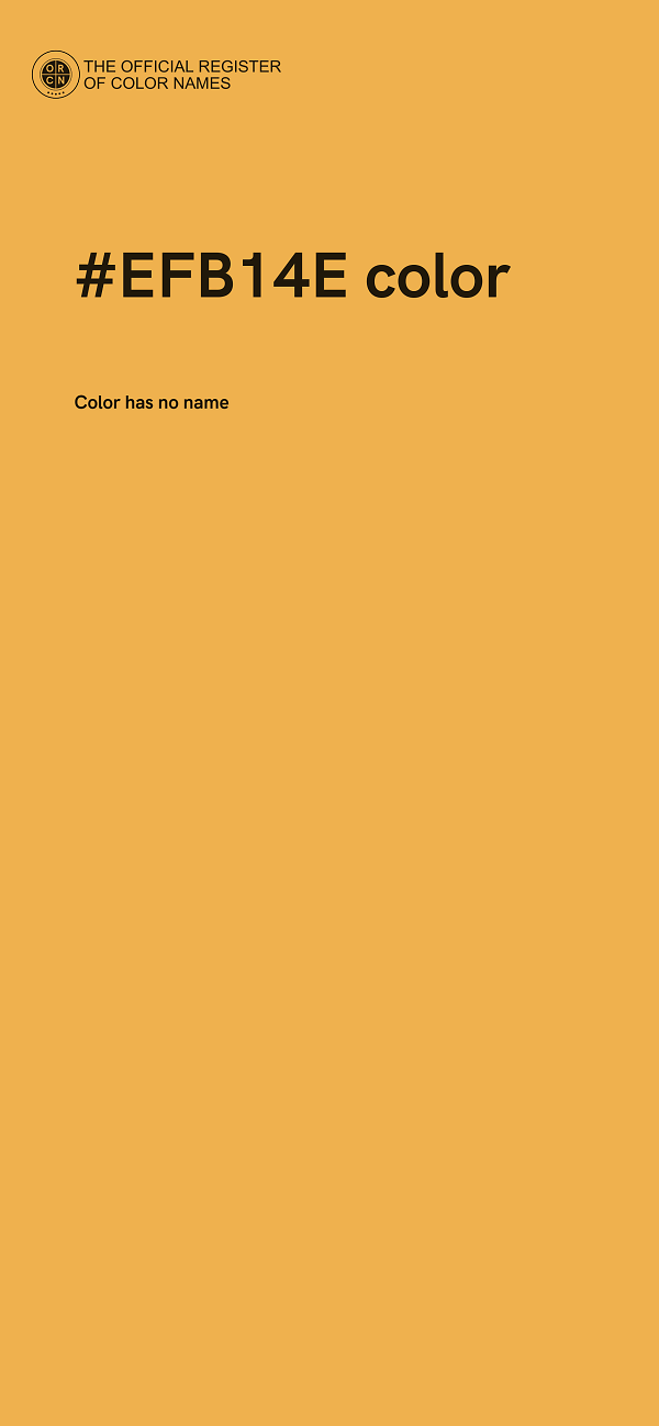 #EFB14E color image