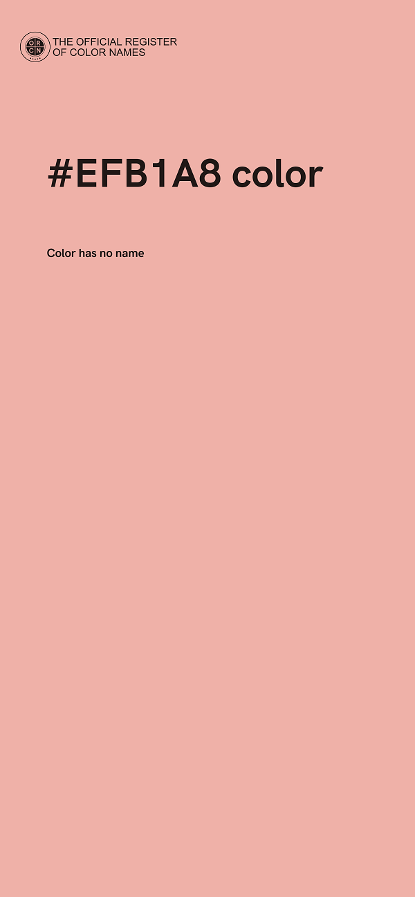 #EFB1A8 color image