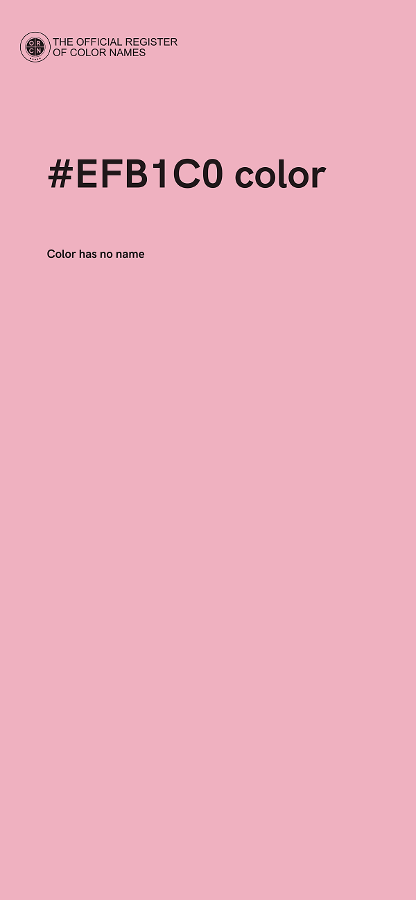 #EFB1C0 color image