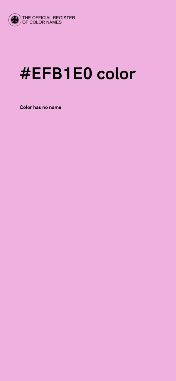 #EFB1E0 color image