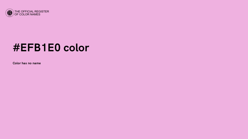 #EFB1E0 color image