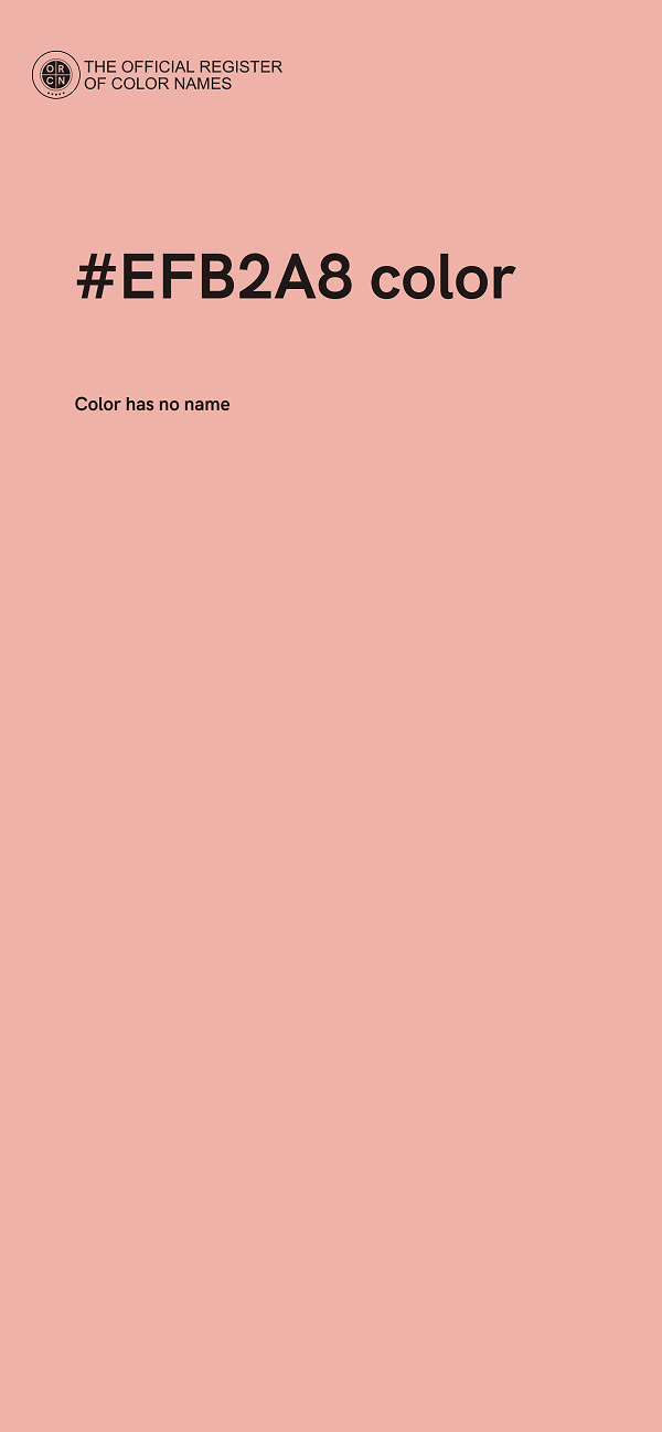 #EFB2A8 color image