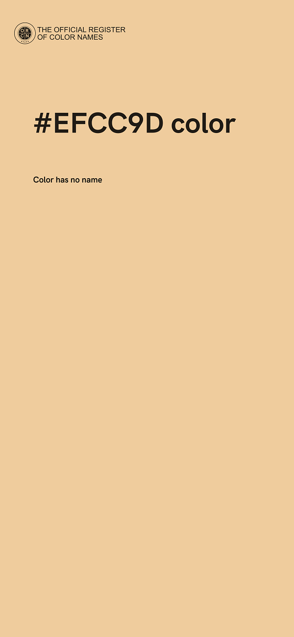 #EFCC9D color image