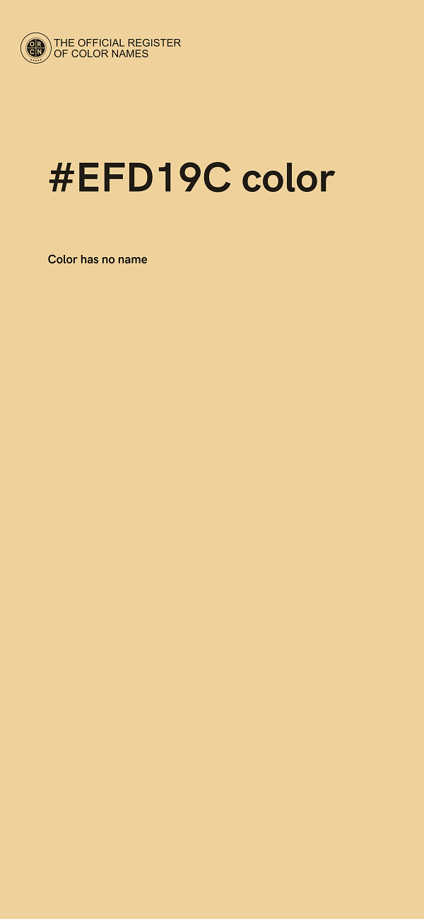 #EFD19C color image