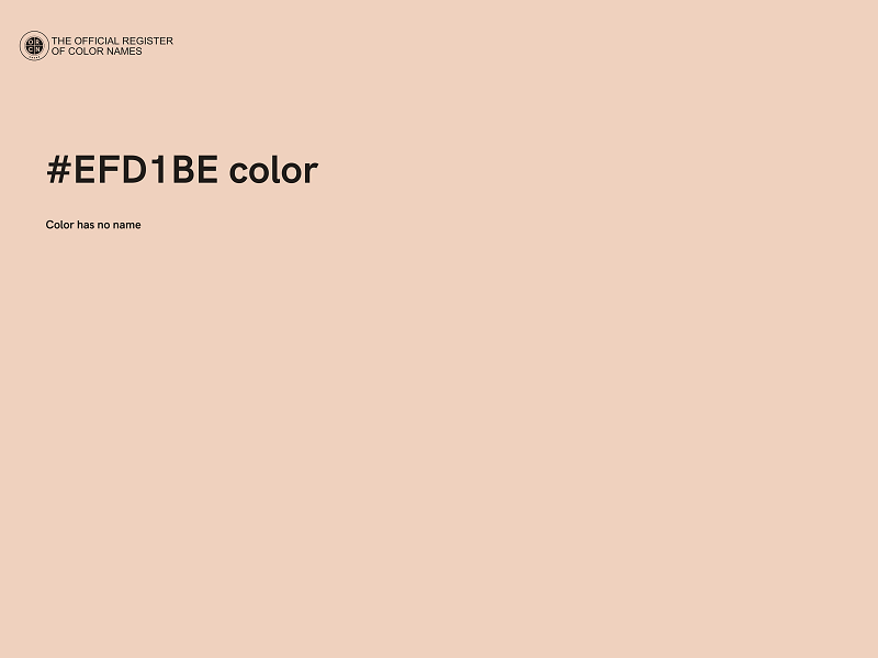 #EFD1BE color image