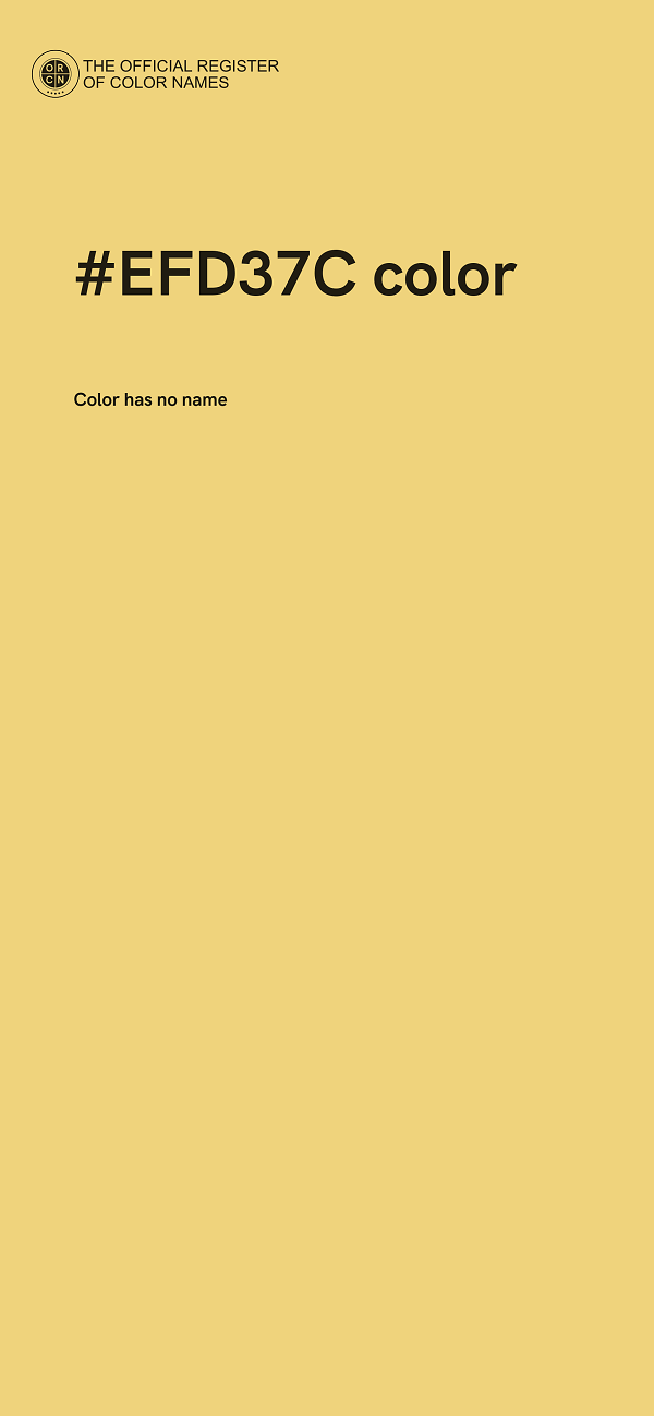 #EFD37C color image