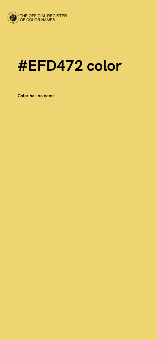 #EFD472 color image