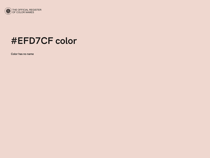 #EFD7CF color image