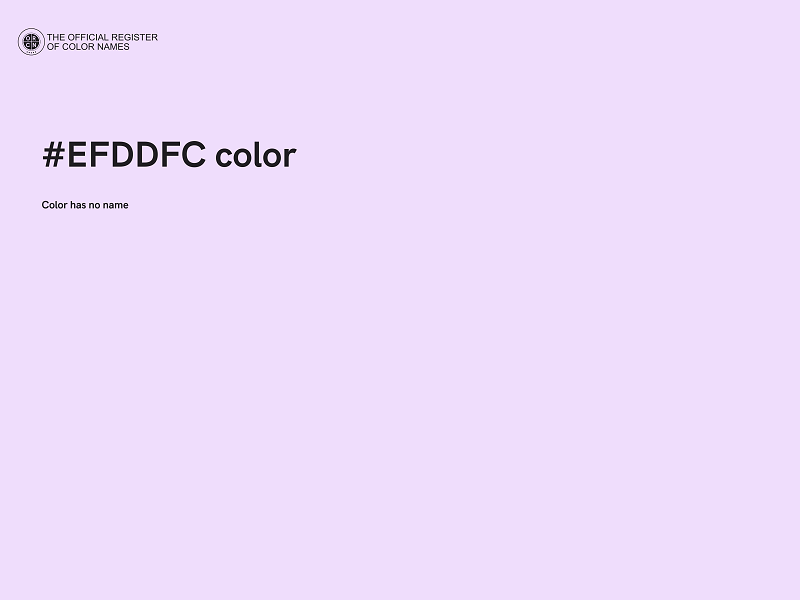 #EFDDFC color image