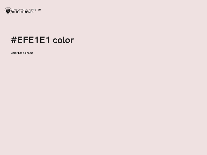 #EFE1E1 color image