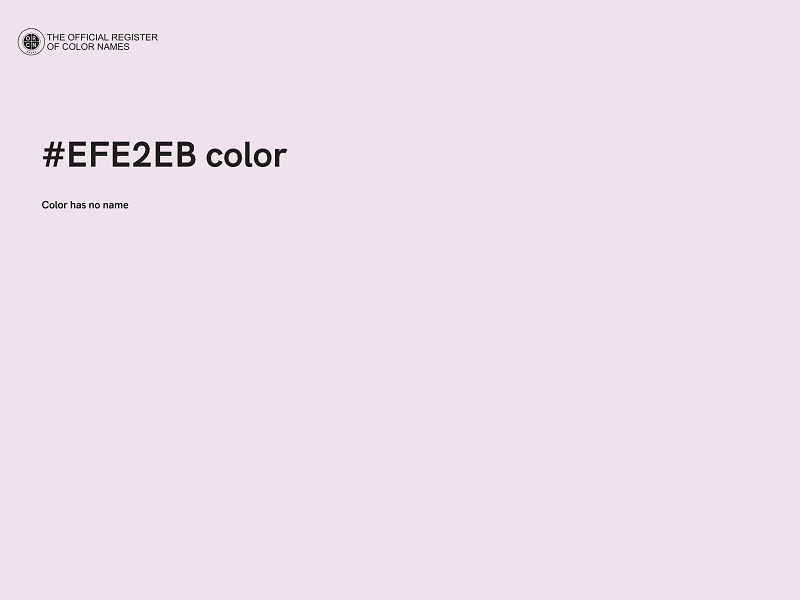 #EFE2EB color image