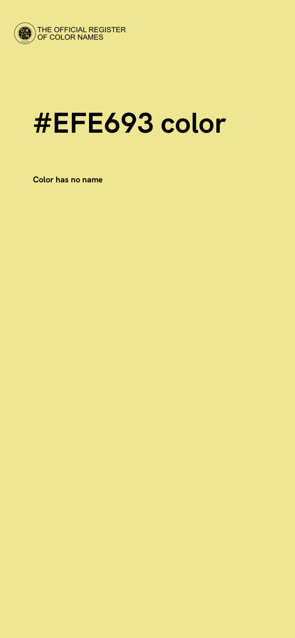 #EFE693 color image