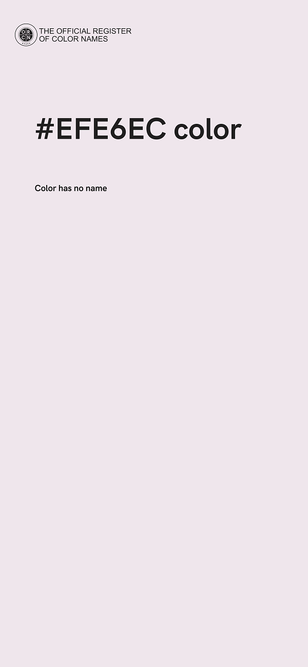 #EFE6EC color image