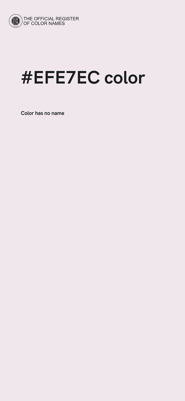 #EFE7EC color image