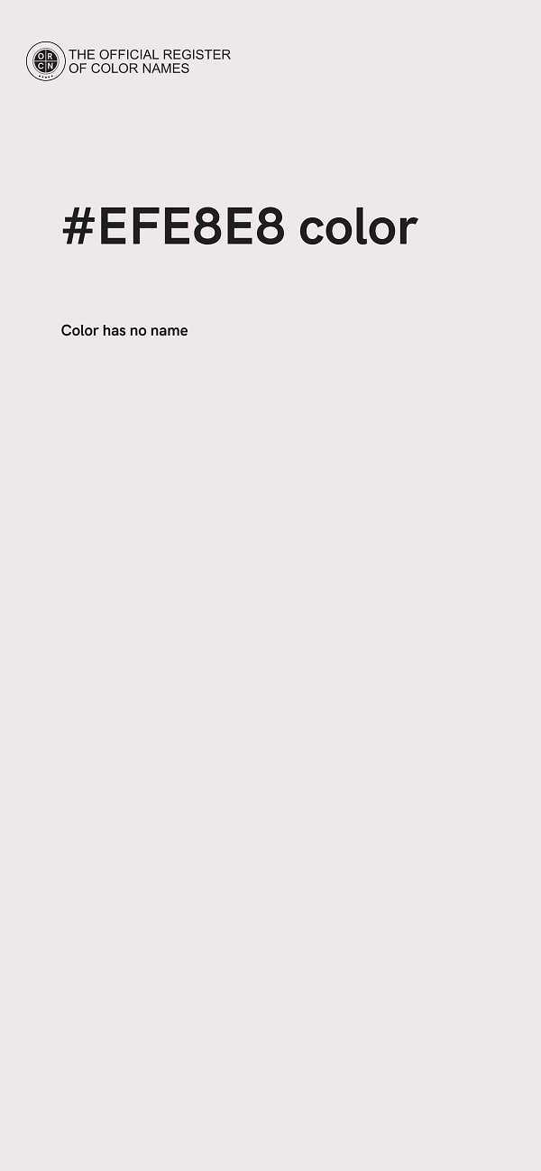#EFE8E8 color image