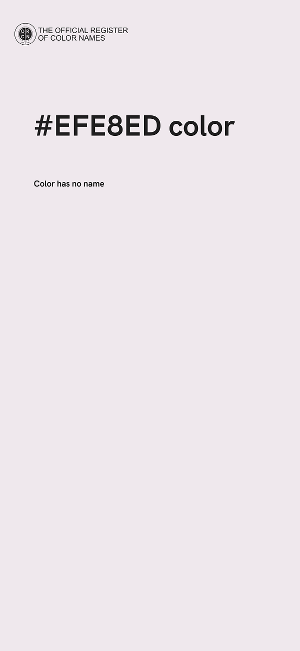 #EFE8ED color image