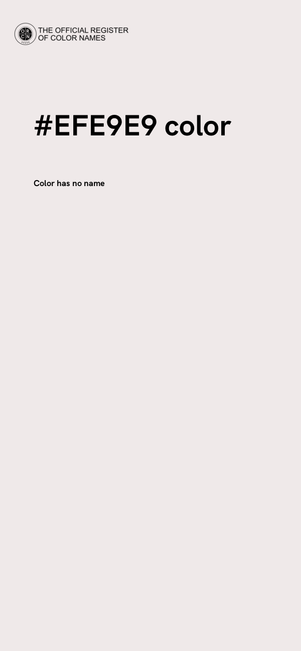 #EFE9E9 color image