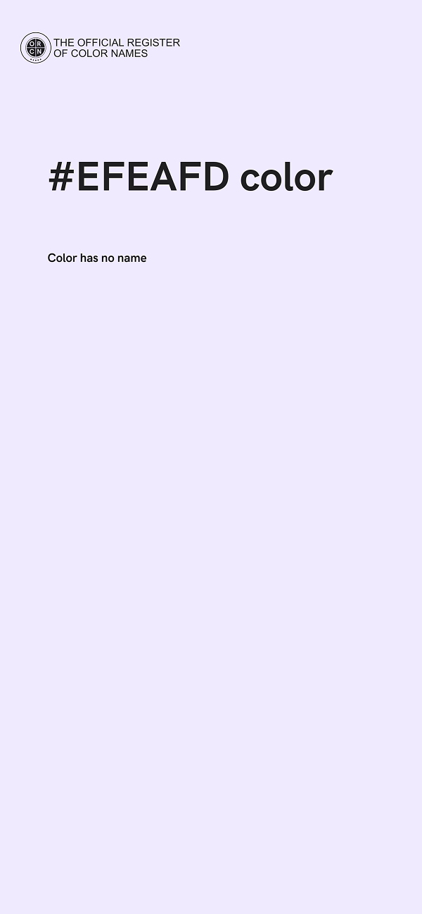 #EFEAFD color image