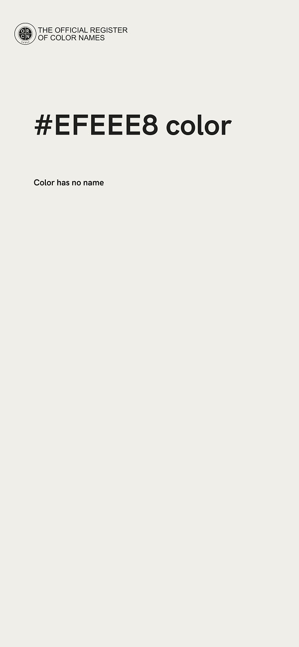 #EFEEE8 color image