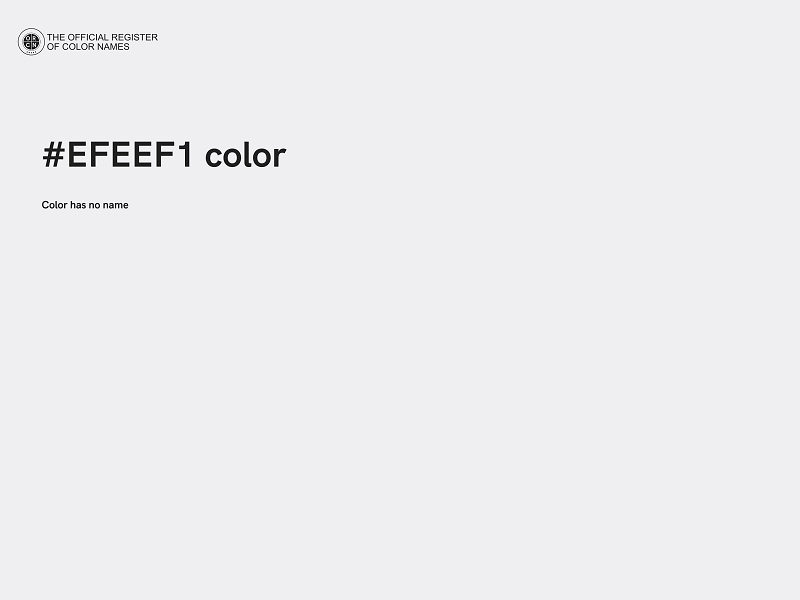 #EFEEF1 color image
