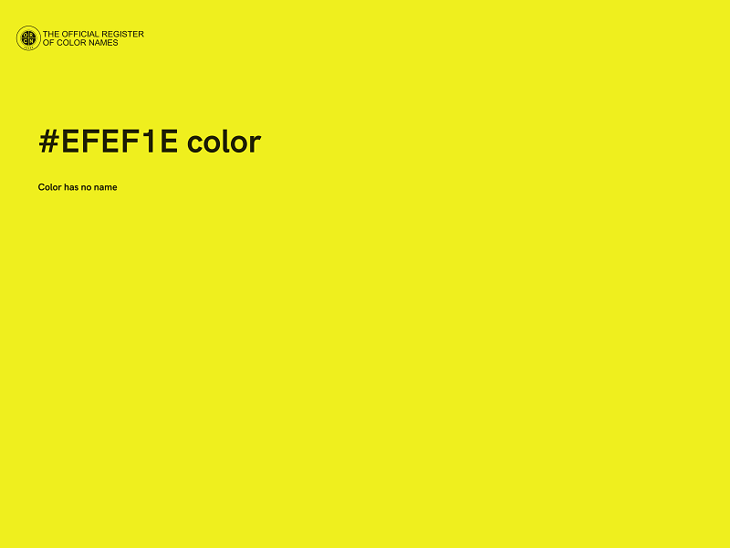 #EFEF1E color image