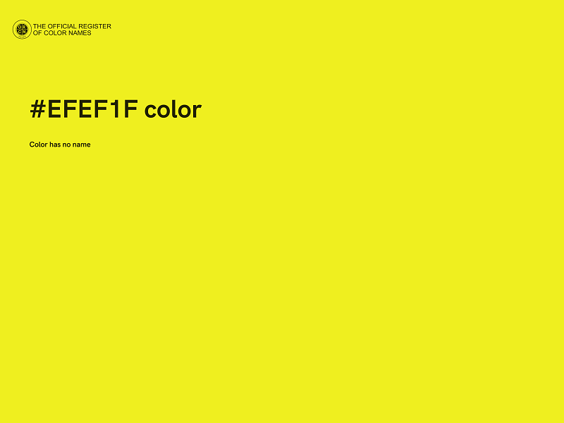 #EFEF1F color image