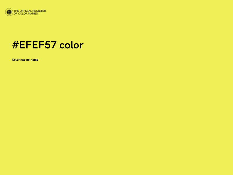 #EFEF57 color image