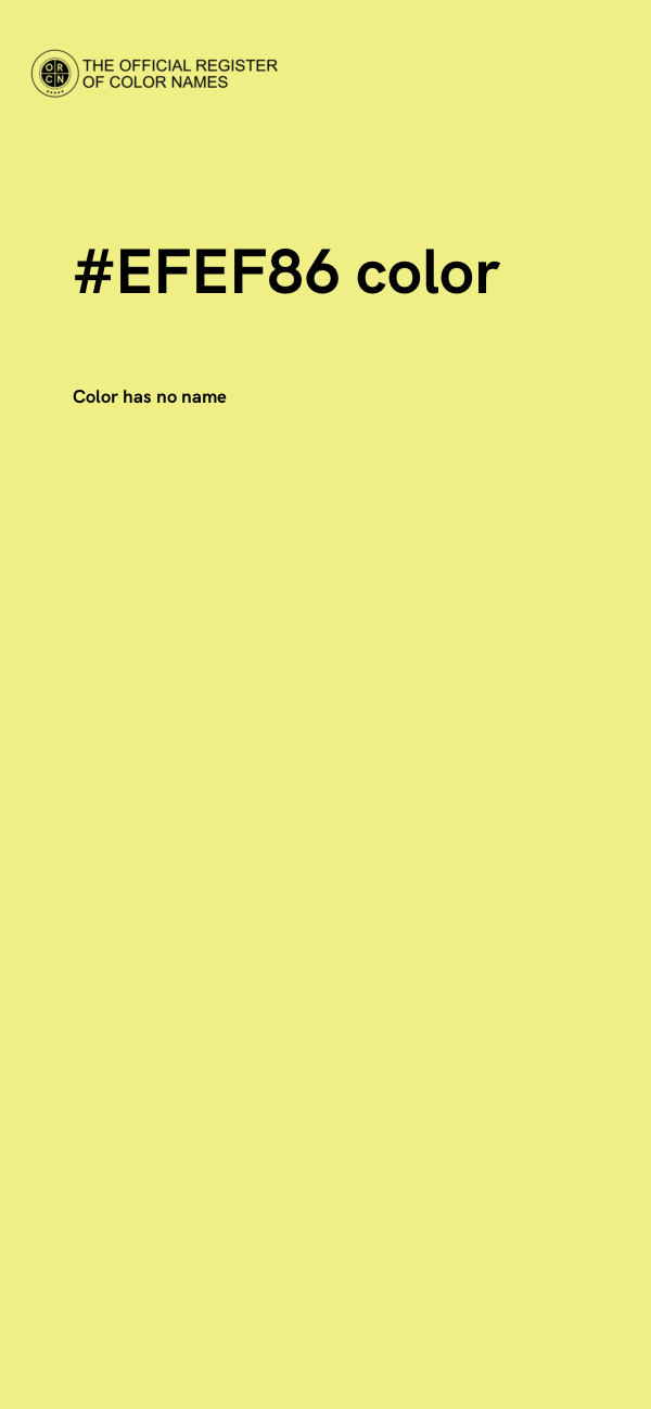 #EFEF86 color image