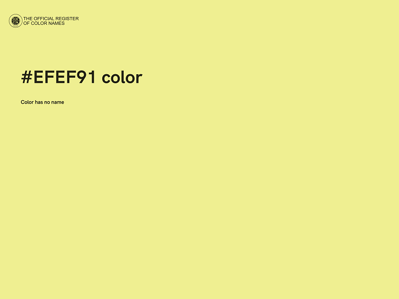 #EFEF91 color image