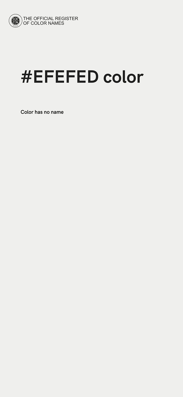 #EFEFED color image