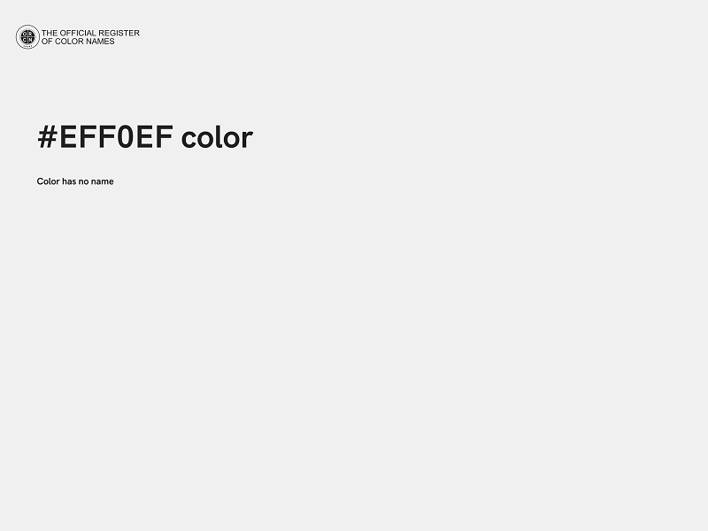 #EFF0EF color image