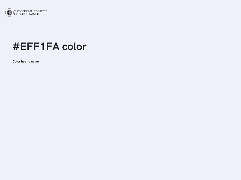 #EFF1FA color image