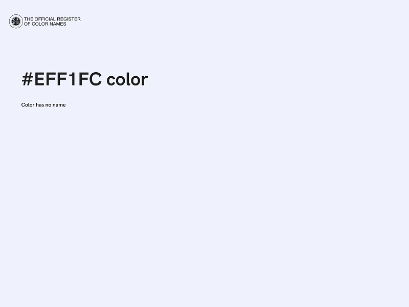 #EFF1FC color image