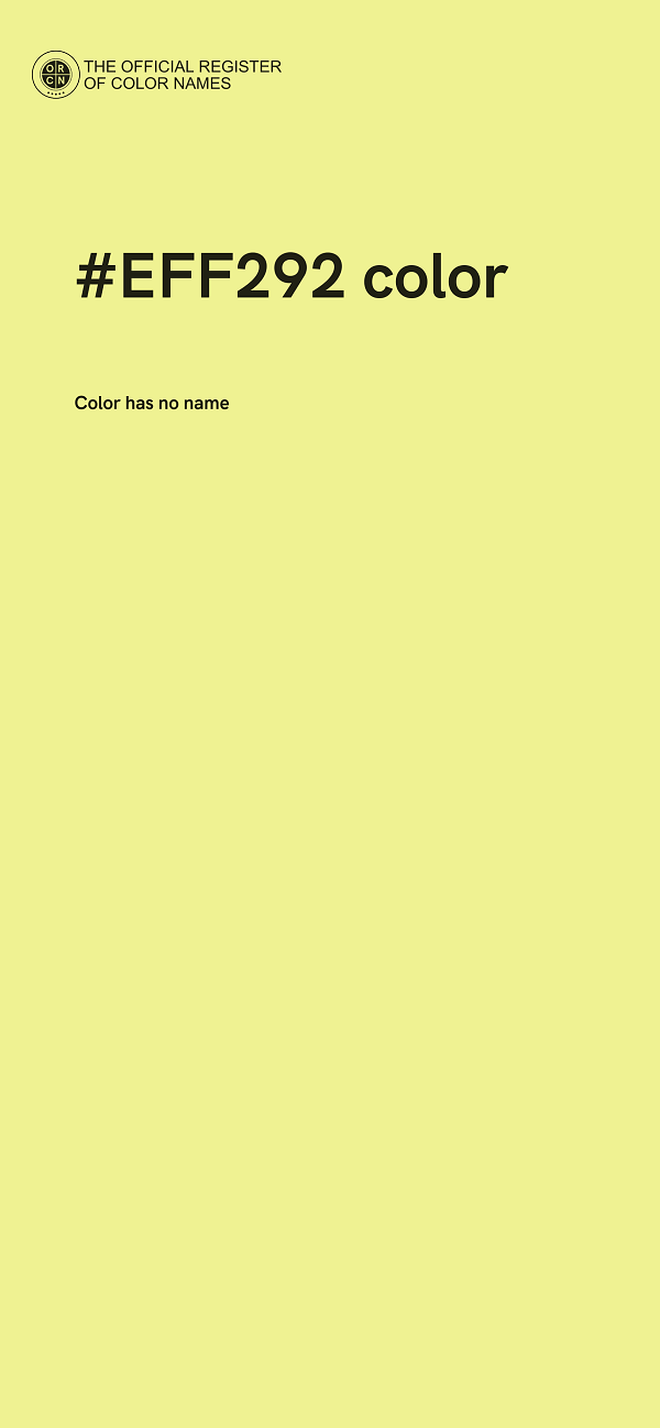 #EFF292 color image