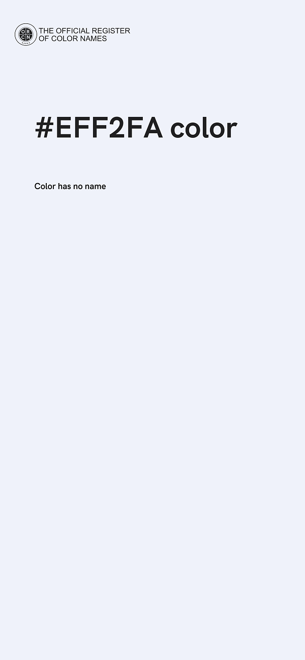 #EFF2FA color image