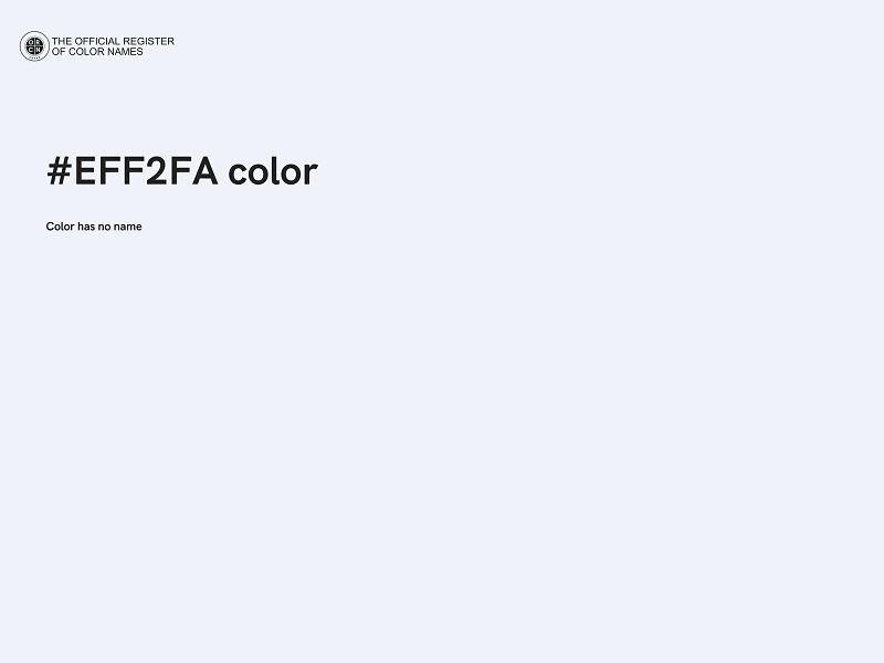 #EFF2FA color image
