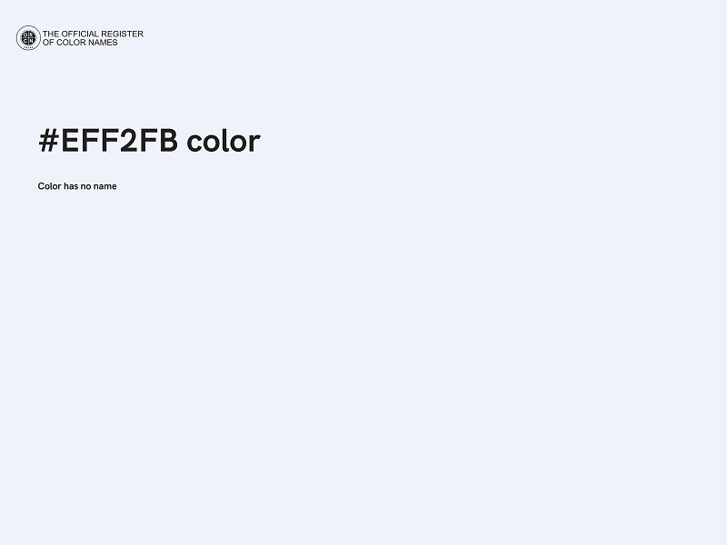 #EFF2FB color image